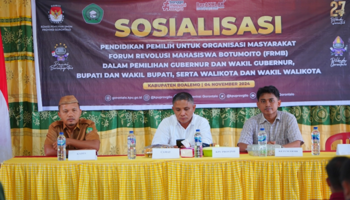 Peran Pemuda dalam Demokrasi: Sinergi KPU Provinsi Gorontalo dan Forum Revolusi Mahasiswa Botumoito