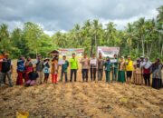 Dukung Program Ketahanan Pangan Nasional, Kapolsek Botumoito Bersinergi dengan Dinas Pertanian Boalemo