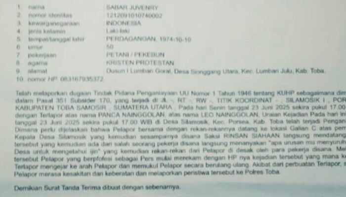 Desak Polisi Tangkap Pelaku Penganiayaan Wartawan, Sofyan: Ini Bentuk Pelanggaran Serius Terhadap UU Pers