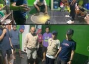 Pihak Polres Lombok Barat (Lobar) tengah melakukan evakuasi mayat korban NU (27), dengan cara membongkar sumur beton