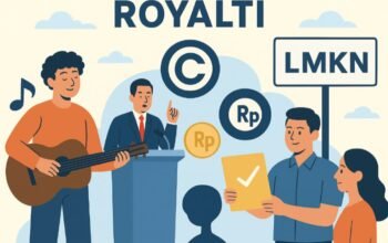 Ilustrasi terkait royalti dan LMKN