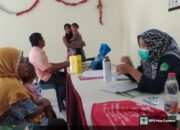 Jaga Kesehatan Masyarakat, Puskesmas Bongo Nol Laksanakan Skrining Terintegrasi di Desa Bualo