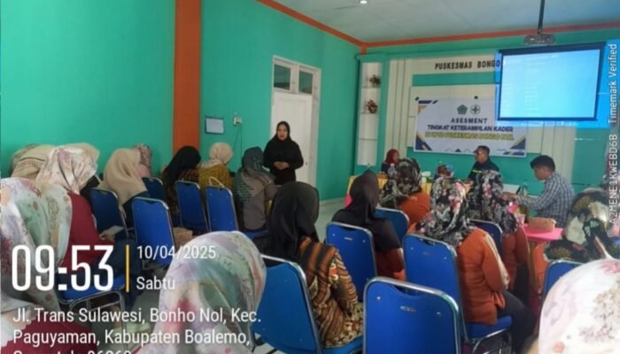 Puskesmas Bongo Nol Tingkatkan Kualitas Pelayanan Kesehatan Masyarakat Lewat Assessment Keterampilan Kader