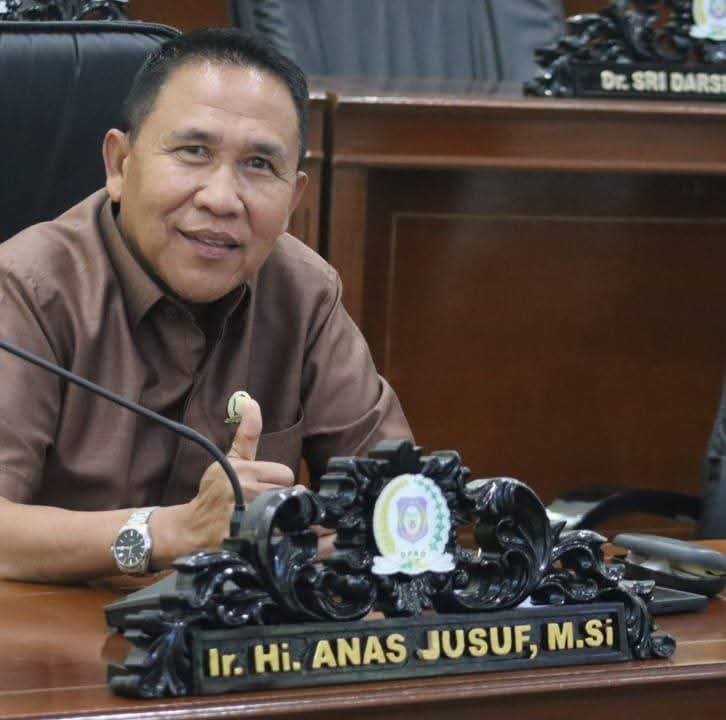 Anggota DPRD Provinsi Gorontalo dari Daerah Pemilihan (Dapil) VI Kabupaten Boalemo dan Pohuwato, H. Anas Jusuf, M.Si.