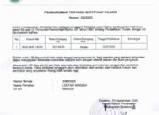 Pengumuman Kehilangan Sertipikat Tanah di Kabupaten Boalemo