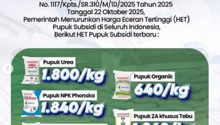 Andi F. Hurudji: Penurunan Harga Pupuk Bukti Pemerintah Hadir Untuk Petani