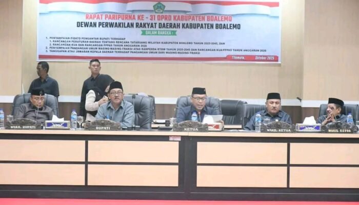 Pemda dan DPRD Boalemo Sepakat Mantapkan Arah Pembangunan, Bahas KUA-PPAS 2026 dan RTRW 2024–2044