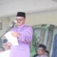 Bupati Boalemo, Drs. Rum Pagau, saat bertindak sebagai pembina upacara pada peringatan Hari Sumpah Pemuda Ke-97, yang bertempat di Alun-Alun Tilamuta, Selasa 28 Oktober 2025.