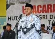Pimpin Upacara HUT ke-80 PGRI, Bupati Rum: Guru adalah Fondasi Peradaban Bangsa