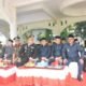 Pemda Boalemo dan unsur Forkopimda di momen agenda Upacara Peringatan Hari Pahlawan Tingkat Kabupaten Boalemo yang berlangsung khidmat di Alun-Alun Tilamuta, Senin 10 November 2025.