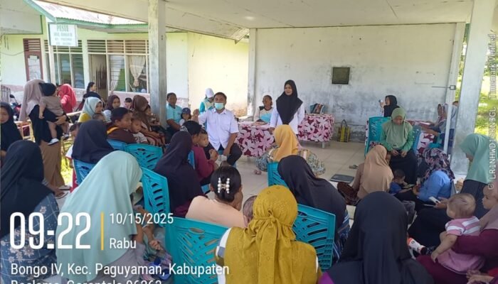 Puskesmas Bongo Nol Perkuat Edukasi Ibu Bayi dan Balita Lewat Posyandu