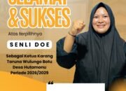 Resmi Jabat Ketua KT Desa Hutamonu, Senli Usung Visi Inklusif dan Pemberdayaan Pemuda