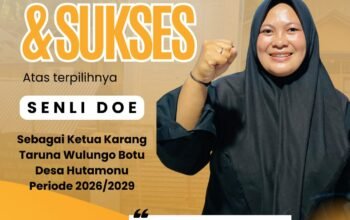 Resmi Jabat Ketua KT Desa Hutamonu, Senli Usung Visi Inklusif dan Pemberdayaan Pemuda