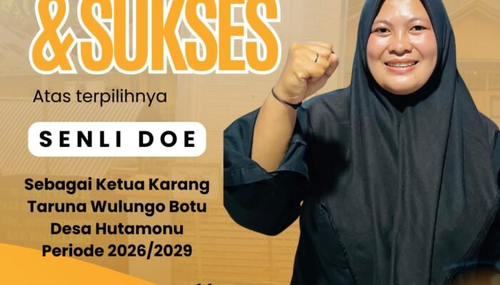 Resmi Jabat Ketua KT Desa Hutamonu, Senli Usung Visi Inklusif dan Pemberdayaan Pemuda