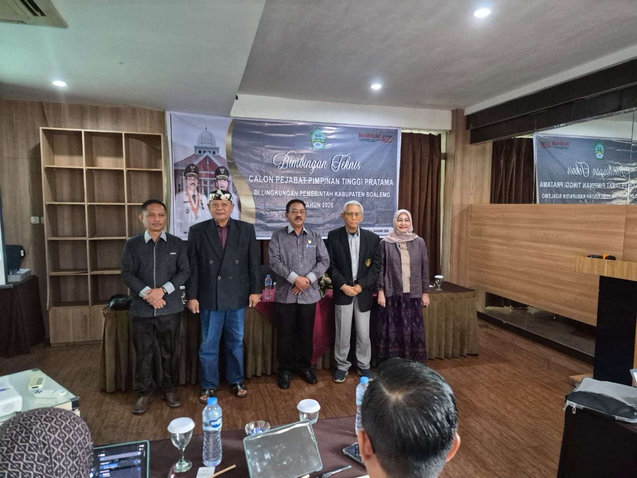 Agenda Bimbingan Teknis (Bimtek) Calon Pejabat Pimpinan Tinggi Pratama yang digelar di Bandung, 14–17 Januari 2026.