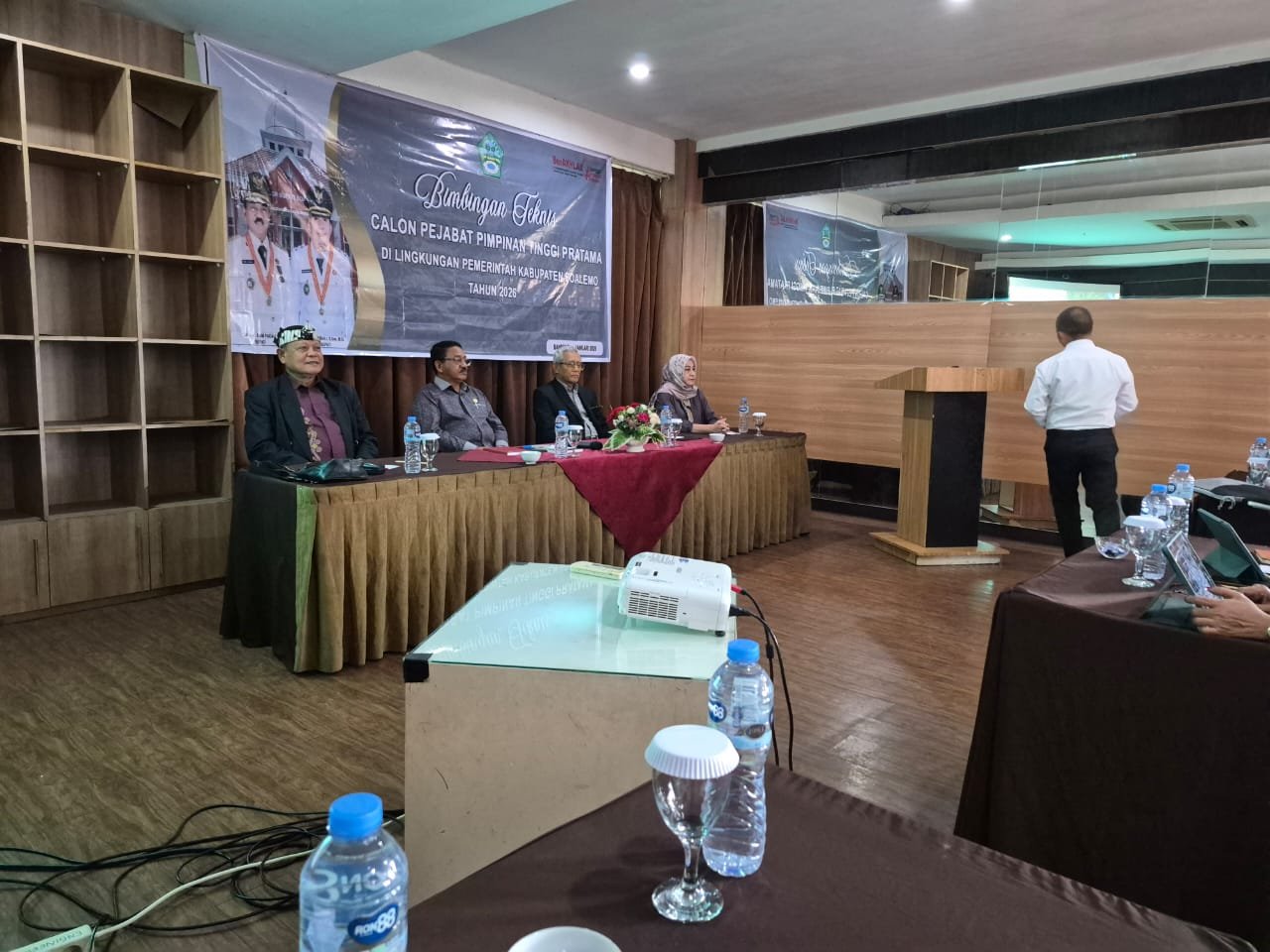 Agenda Bimbingan Teknis (Bimtek) Calon Pejabat Pimpinan Tinggi Pratama di Lingkup Pemda Boalemo yang digelar selama empat hari di Bandung, 14–17 Januari 2026.