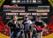 Tim My King Motor & Hoax Racing Botumoito Ambil Bagian di Kejurnas Drag Bike Trophy Bupati Boalemo