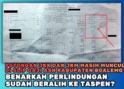 Potongan JKK dan JKM Masih Muncul di Slip Gaji ASN Kabupaten Boalemo, Benarkah Perlindungan Sudah Beralih ke Taspen?