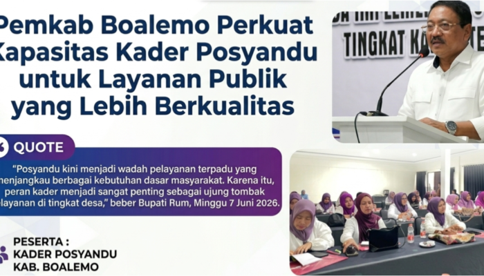 Pemkab Boalemo Perkuat Kapasitas Kader Posyandu untuk Layanan Publik yang Lebih Berkualitas