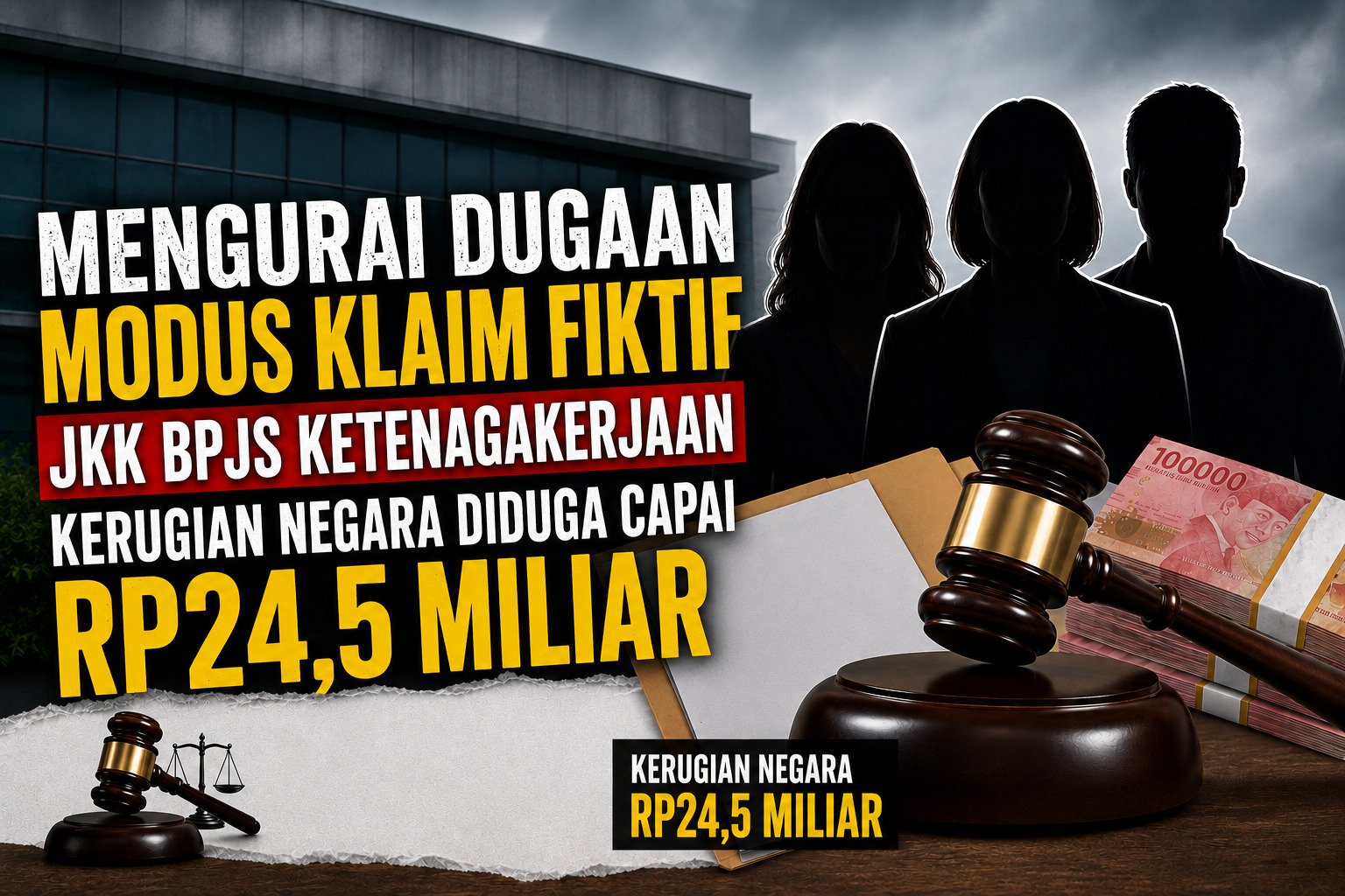Gambar Ilustrasi "Mengurai Dugaan Modus Klaim Fiktif JKK BPJS Ketenagakerjaan, Kerugian Negara Diduga Capai Rp24,5 Miliar"