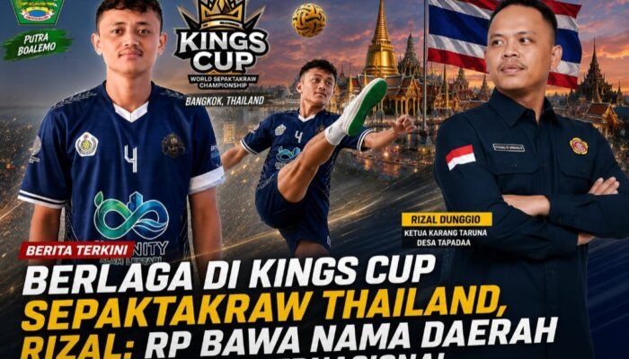 Berlaga di Kings Cup Sepaktakraw Thailand, Rizal: RP Bawa Nama Daerah ke Level Internasional