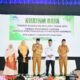 Khatam Raya se-Kabupaten Boalemo yang digelar Dewan Pengurus Daerah (DPD) Asosiasi Guru Pendidikan Agama Islam Indonesia (AGPAII) Kabupaten Boalemo di Gedung Afifa Gafar, Selasa 12 Mei 2026.