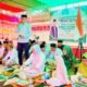 Wakil Bupati Boalemo, Lahmuddin Hambali saat menghadiri Istighotsah Kubro yang dirangkaikan dengan peringatan Harlah Muslimat NU Ke-80 di Desa Mekar Jaya, Kecamatan Wonosari, Minggu 10 Mei 2026.