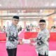 Wakil Bupati Boalemo, Lahmuddin Hambali saat membuka Pelatihan Penguatan Kapasitas Pengurus Persatuan Guru Republik Indonesia (PGRI) se-Kabupaten Boalemo yang bertempat di Hotel Grand Amalia pada Sabtu 11 Juli 2026.