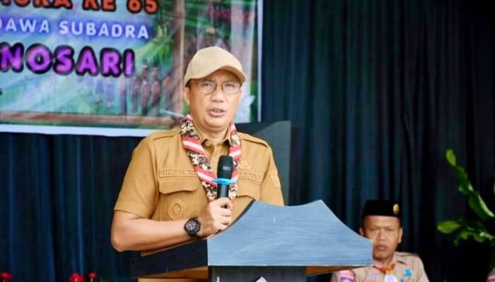Bina Generasi Muda Berkarakter Tangguh, Lahmuddin Hambali Hadiri Perkemahan HUT Pramuka